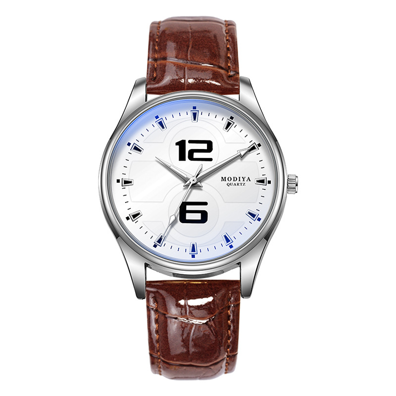 Smart Watch Kids - Luxe heren quartzhorloge met blauw licht,
