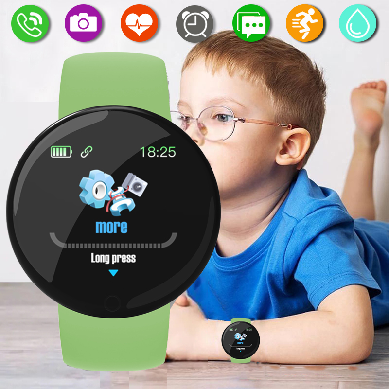 Smart Watch Kids - Kids Smart Digitale Horloge Bloeddruk Waterdichte