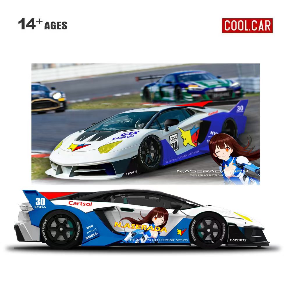 Electronics & Gadgets Beginning With D - Cool Car 1:64 GTEVO Superrace elektronische