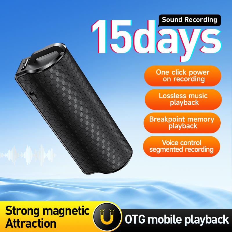 Voice Recorder Pen - Professionele voicerecorder Digitale audio-dictafoon Waterdicht Magnetisch