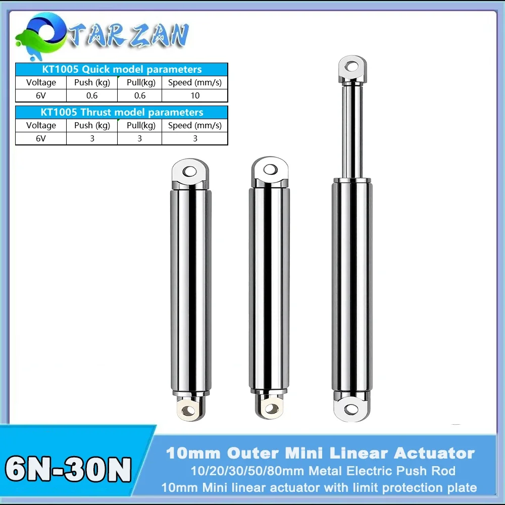 Electro Gadgets - 10mm Lineaire Actuator Intrekbare Pen Type