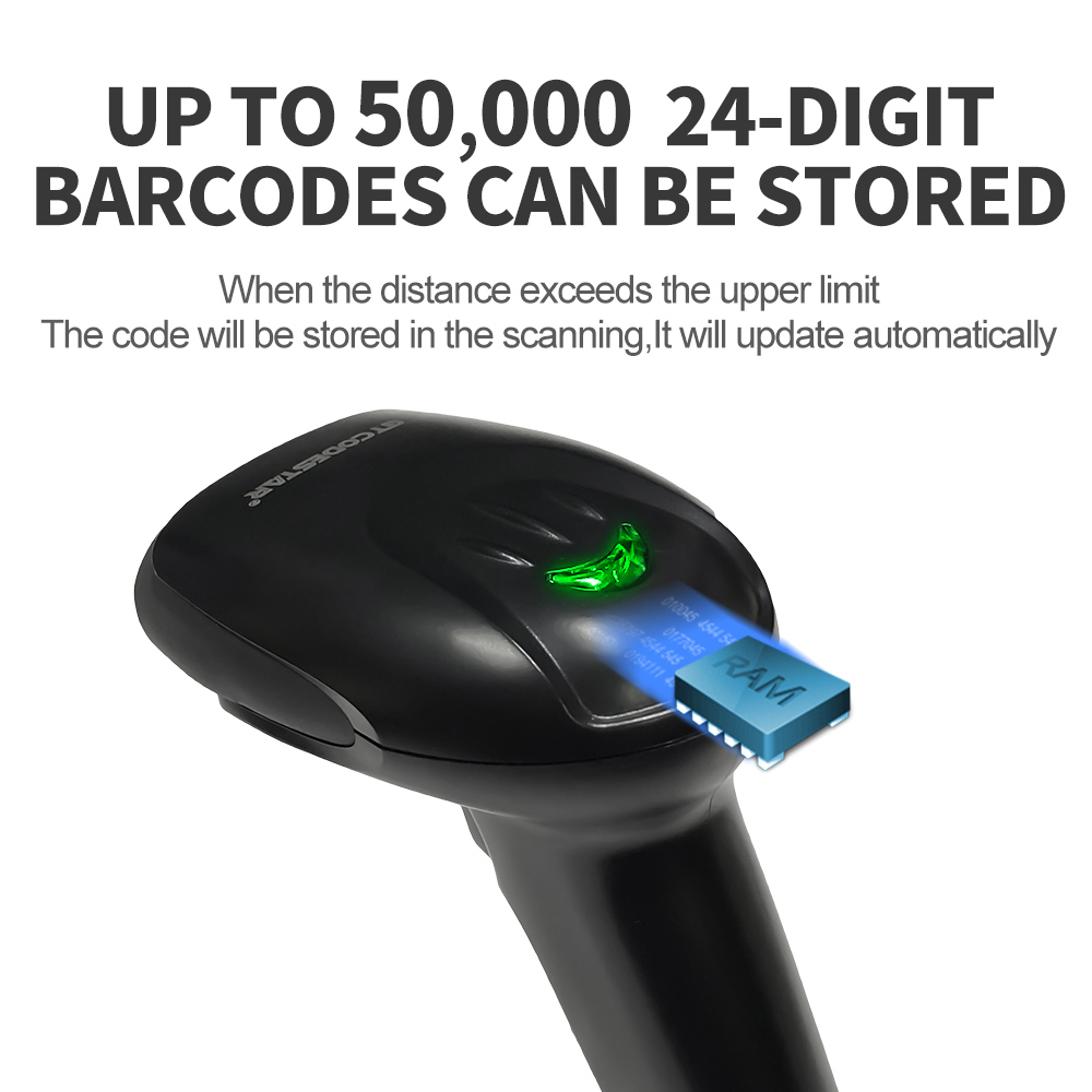 GTCODESTAR X-9701C Handheld dr - Barcode Scanner Wireless recensie en prijs