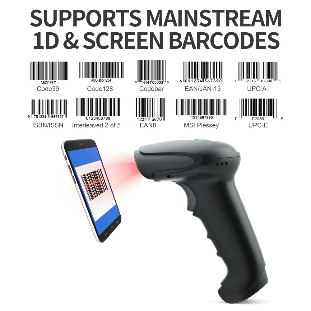 GTCODESTAR Hoge precisie 1D CC - Barcode Scanner Wireless recensie en prijs