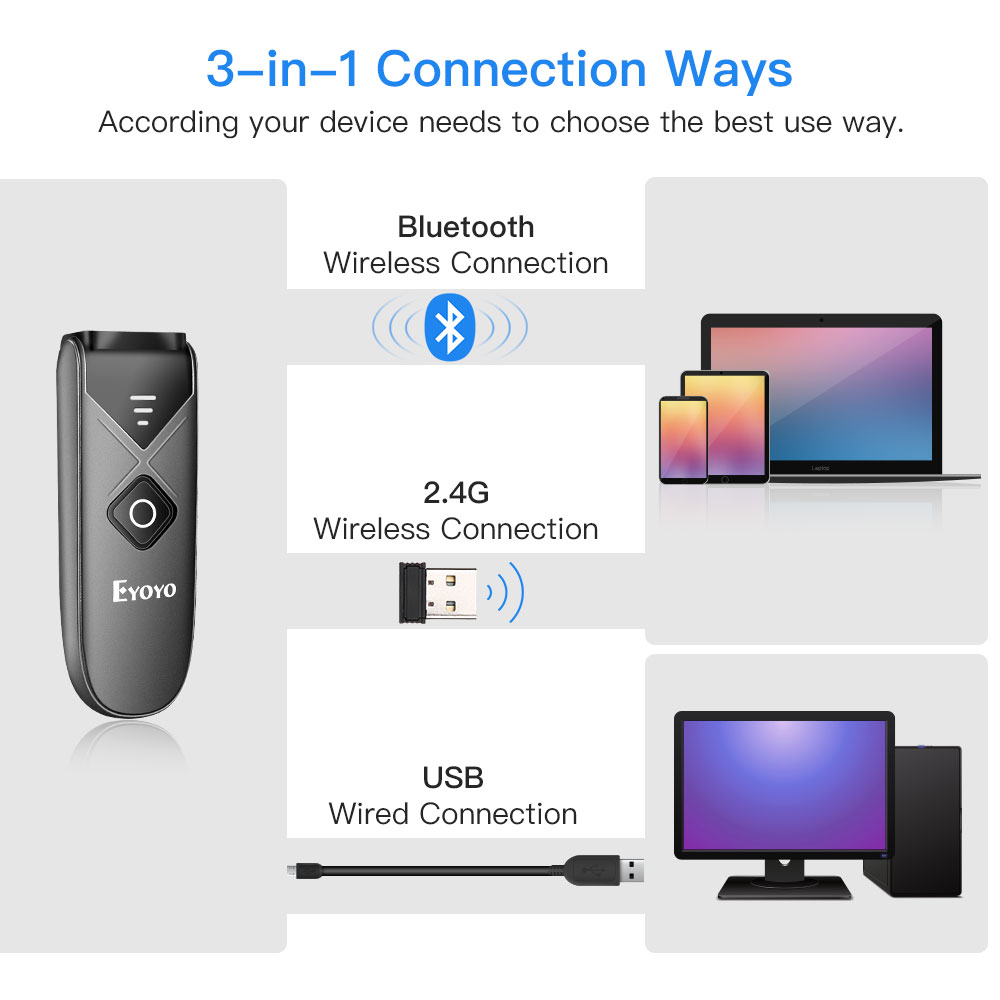 Eyoyo 2d Barcodescanner Usb Be - Barcode Scanner Wireless recensie en prijs