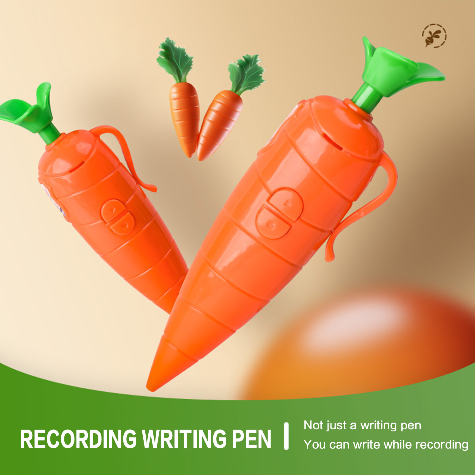 Wortelvormige voicerecorderpen - Voice Recorder Pen recensie en prijs